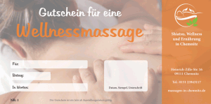 Gutschein Naturheilpraxis Qi-Balance Chemnitz